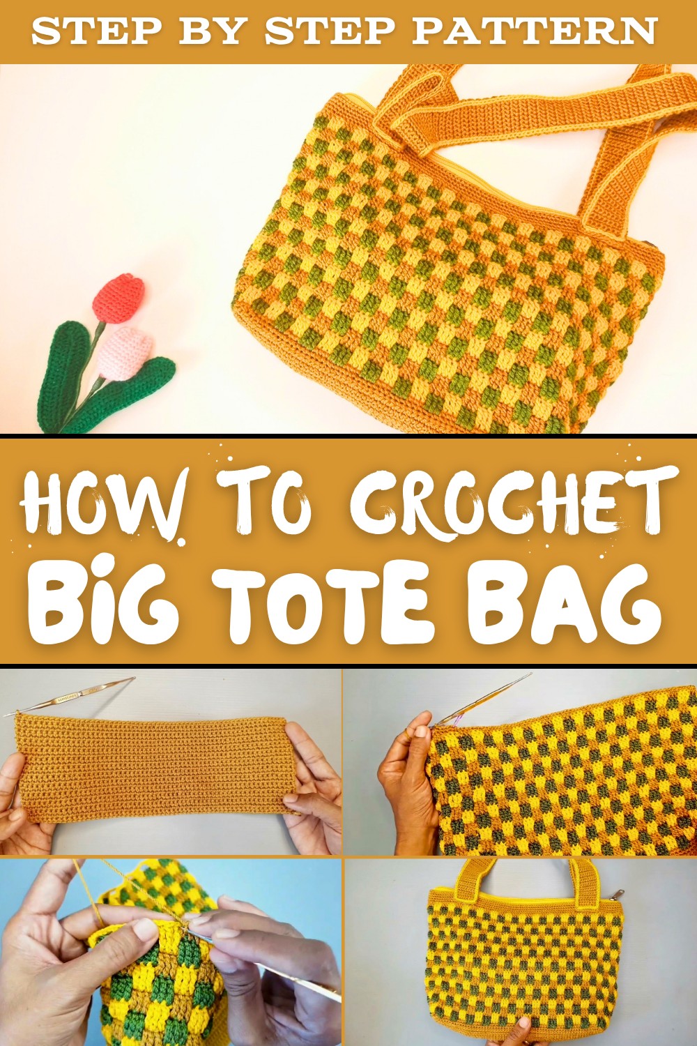 Crochet Big Tote Bag Pattern