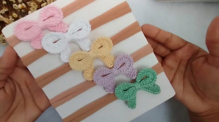 Crochet Bow Baby Headband Pattern 2
