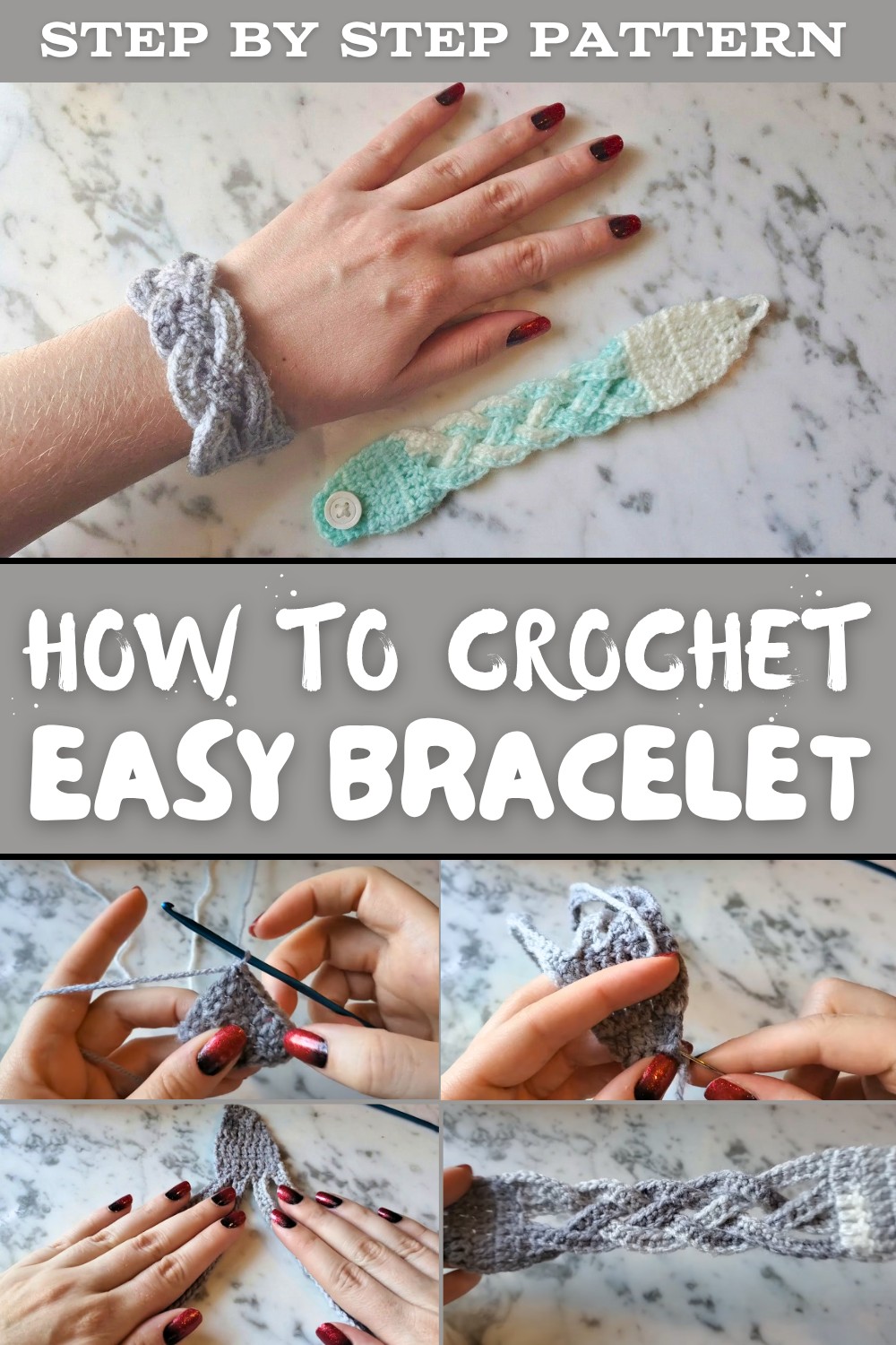 Crochet Bracelet Pattern
