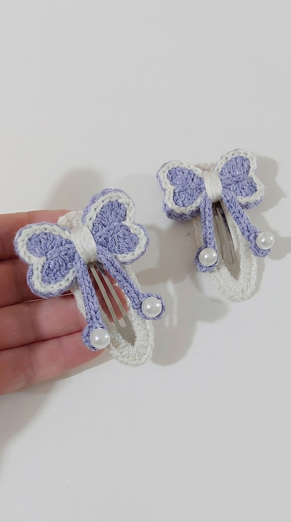 Crochet Butterfly Hair Clip Pattern 10