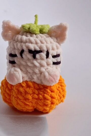 Crochet Cat Pumpkin Tutorial 3