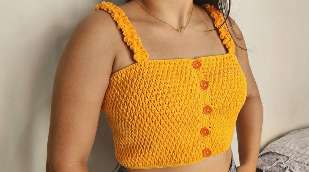 Crochet Cropped Top Step By Step 2