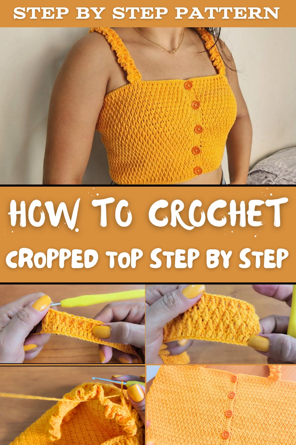 Crochet Cropped Top Step By Step