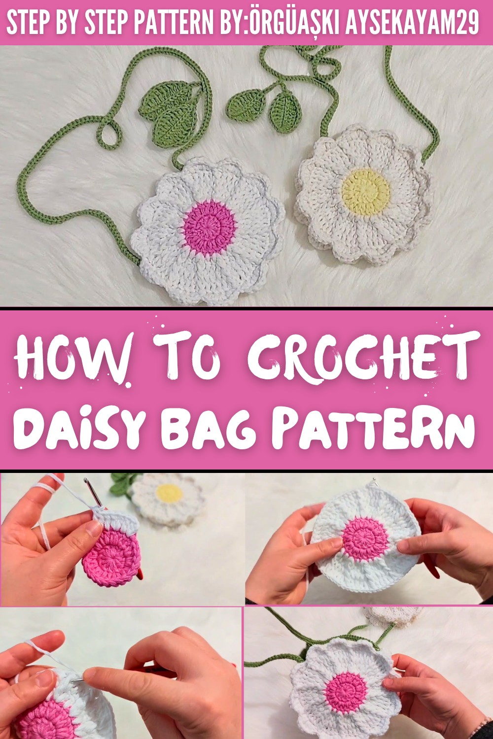 Crochet Daisy Bag Pattern