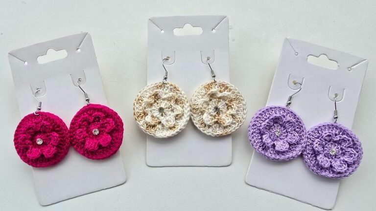 Crochet Earrings Pattern 2