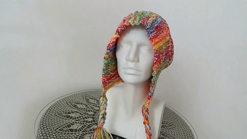 Crochet Easy And Stylish Hooded Beanie 9