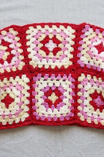Crochet Granny Square Sweater Tutorial 3