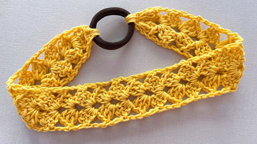 Crochet Headband For Summer Pattern 2