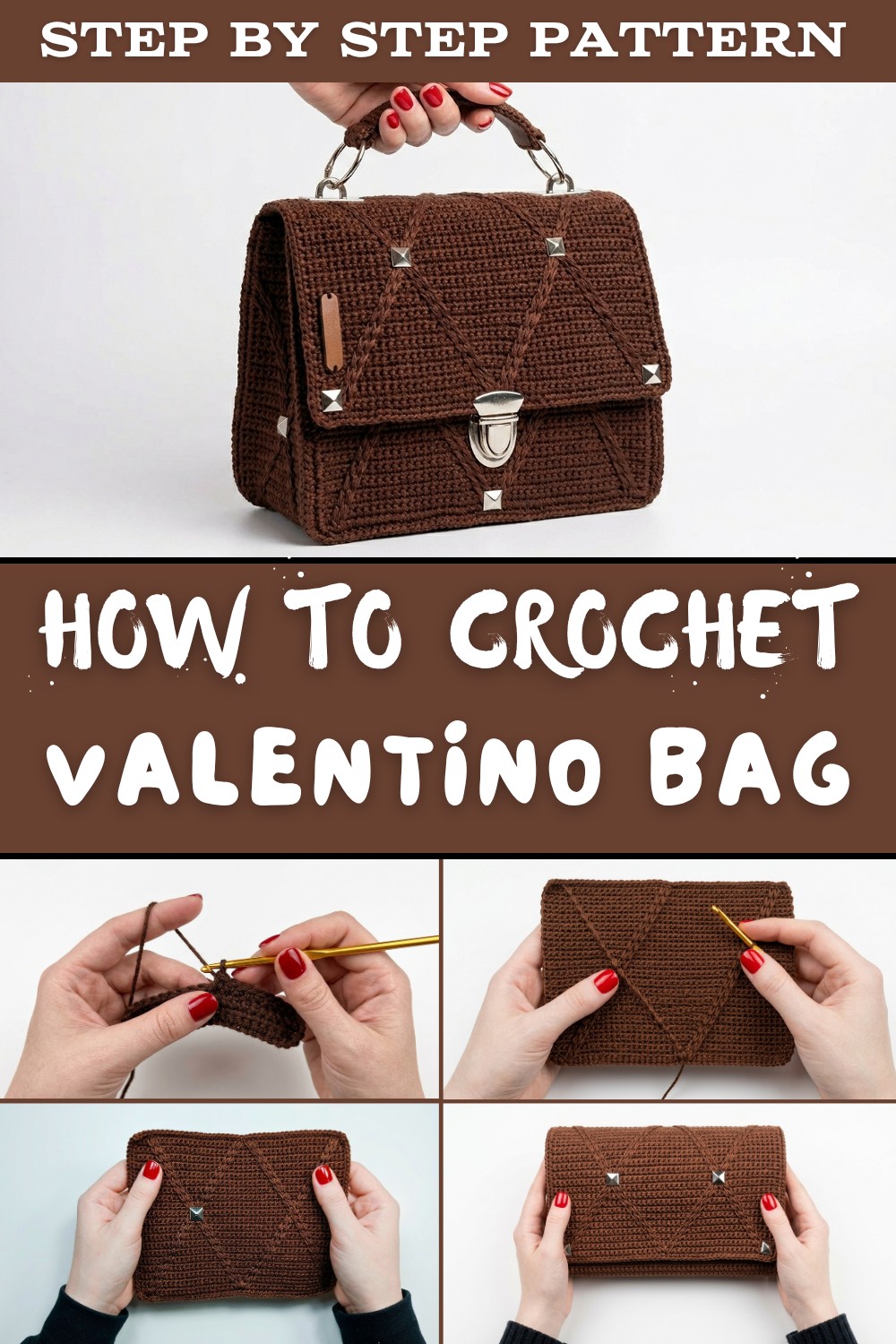Crochet How To Make Valentino Crochet Bag 1