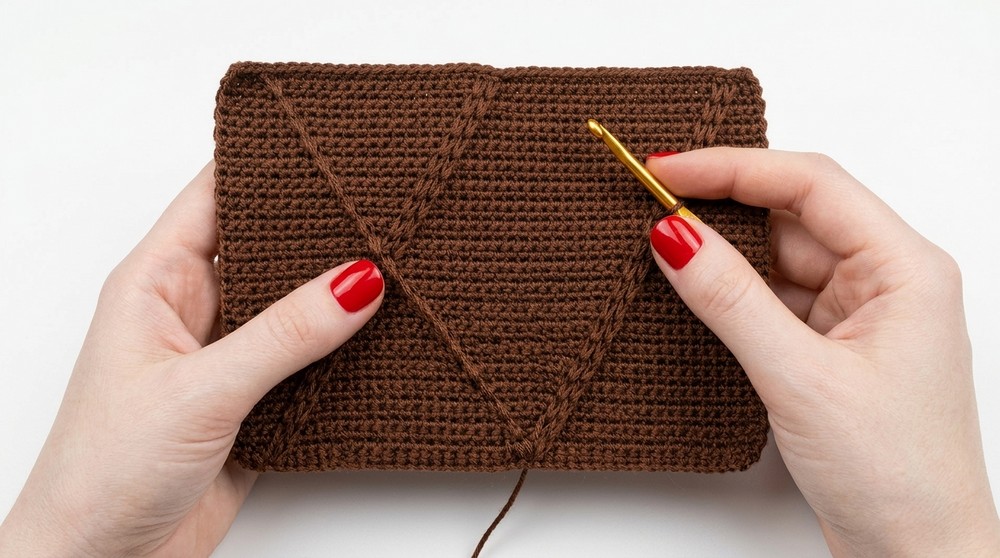 Crochet How To Make Valentino Crochet Bag 4