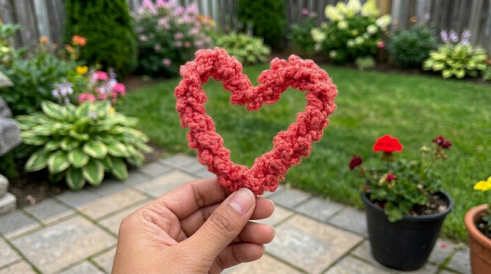 Crochet Lavender Heart Tutorial For Beginners 2