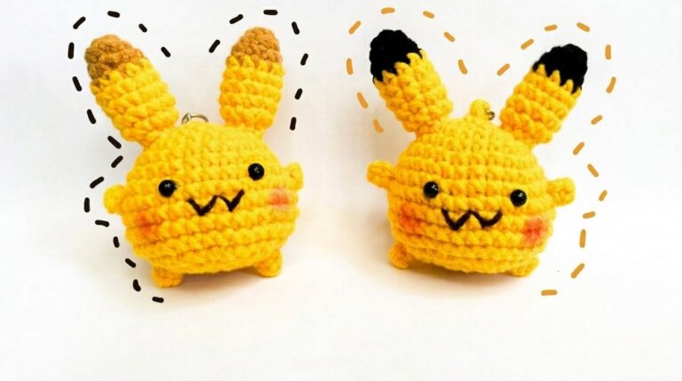 Crochet Pikachu Step By Step Amigurumi Tutorial 2