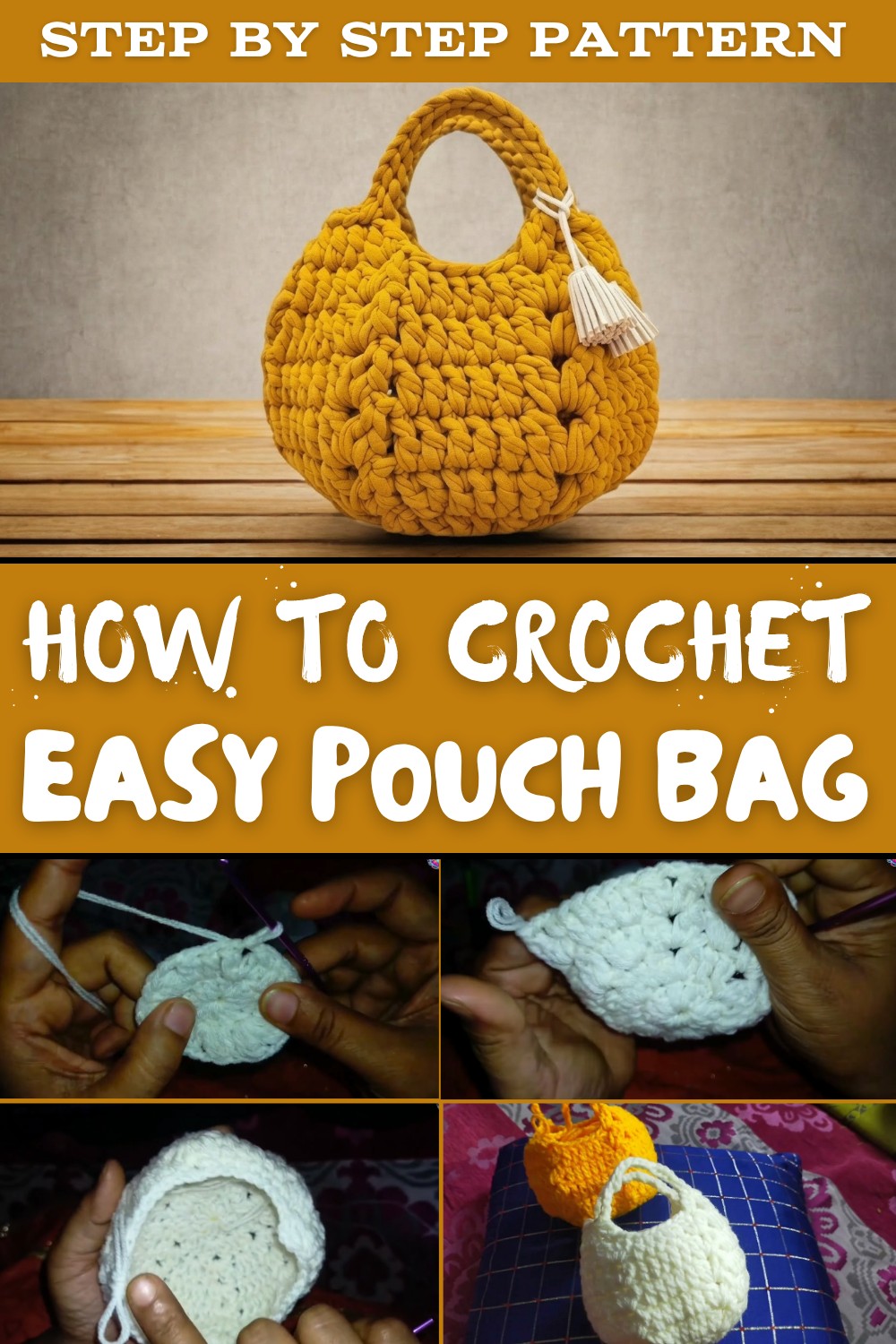 Crochet Pouch Bag Pattern
