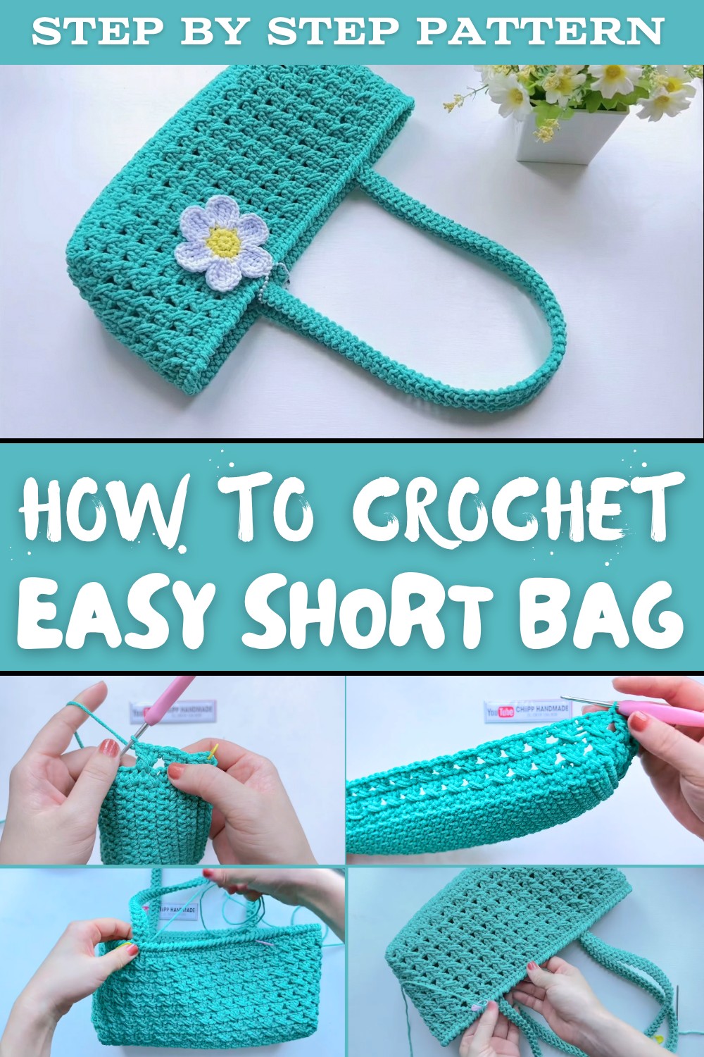 Crochet Short Bag Pattern