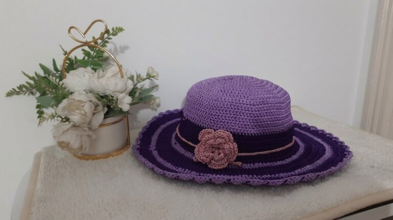 Crochet Simple Bucket Beach Hat Pattern 2