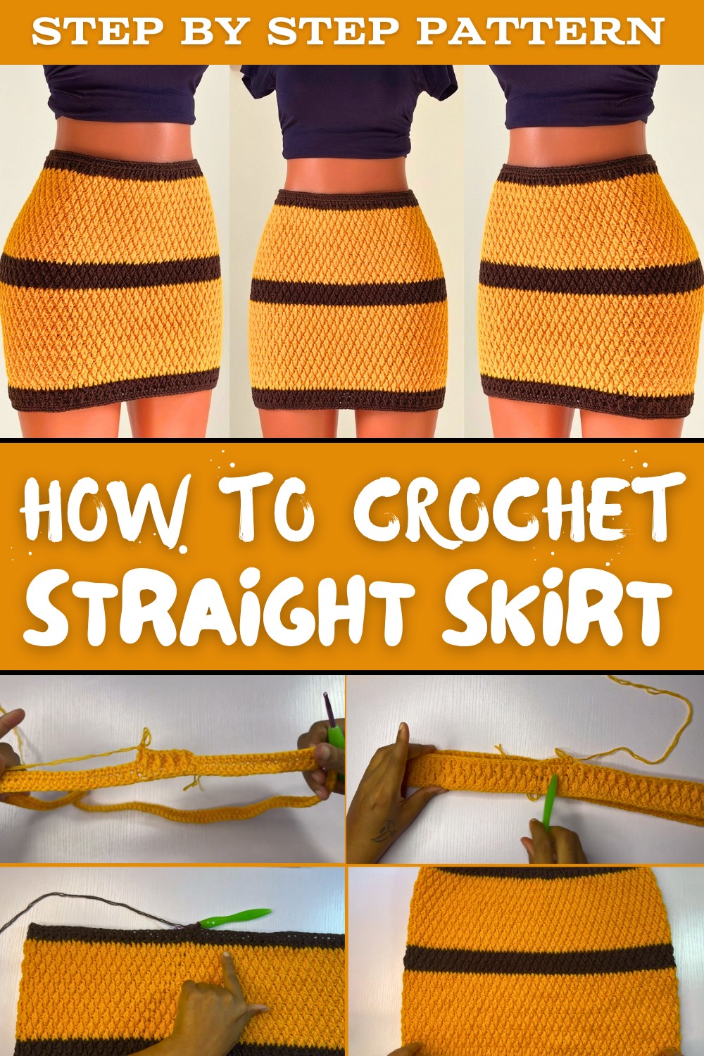 Crochet Straight Skirt Pattern