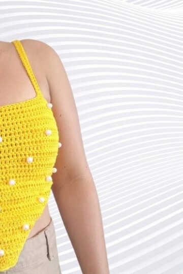 Crochet Style Cropped Top Pattern 3