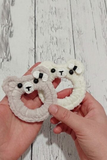 Crochet Teddybear Hair Tie Pattern 10