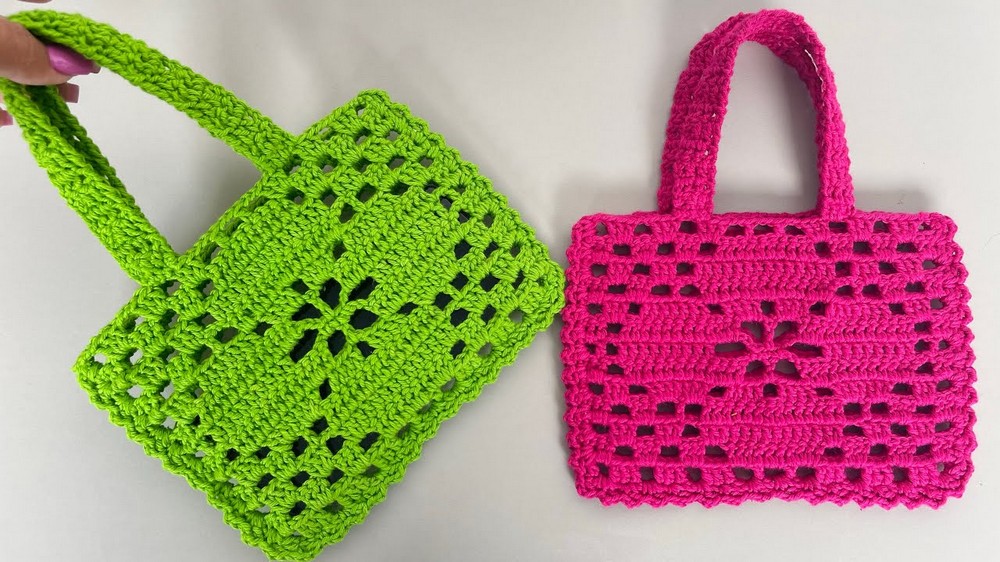 Crochet Tote Bag Tutorial 2