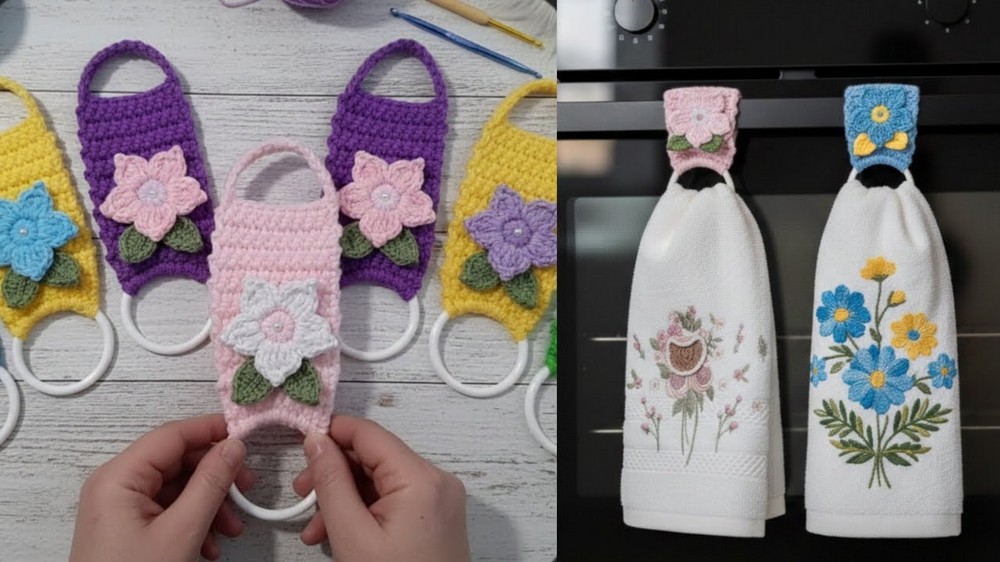 Crochet Towel Rack Pattern 2