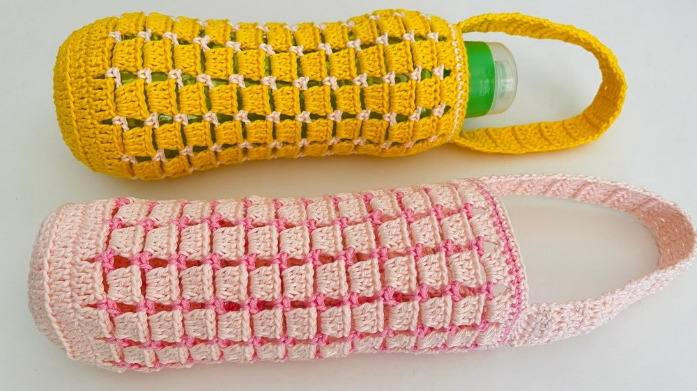 Crochet Water Bottle Cover Step By Step 2
