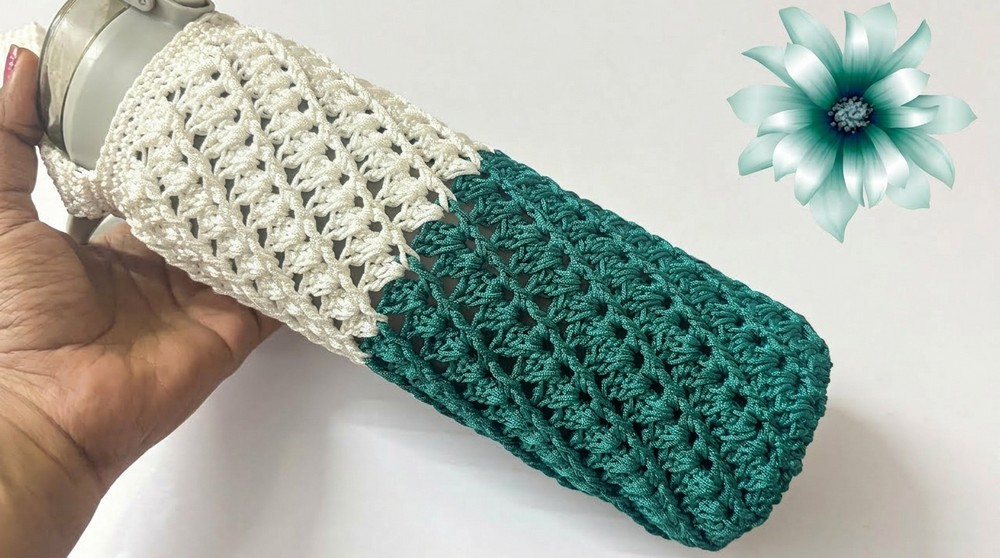 Crochet Water Bottle Holder Pattern 2
