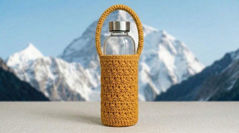 Crochet a Water Bottle Holder #3 Star Stitch STAR STITCH IN THE ROUND 2