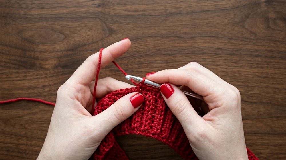 Crochet ruffle skirt tutorial 4