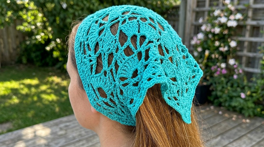 Crocheted bandana - Beautiful and easy! 2