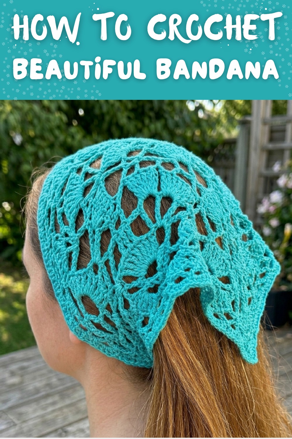 Crocheted bandana - Beautiful and easy! 8