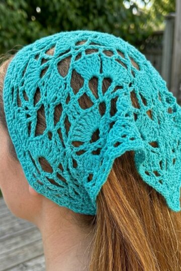 Crocheted bandana - Beautiful and easy! 9