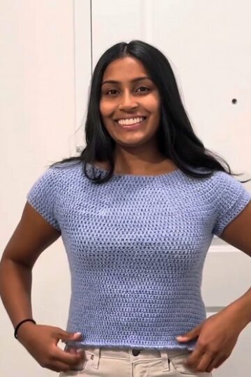 Easy Crochet Basic Top Pattern 3