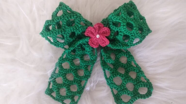 Easy Crochet Bow Pattern 2