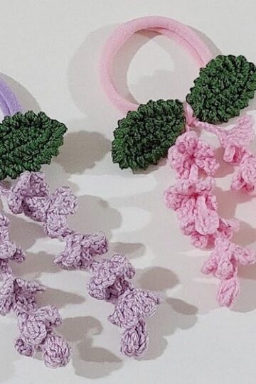 Easy Crochet Hair Clip Pattern 2