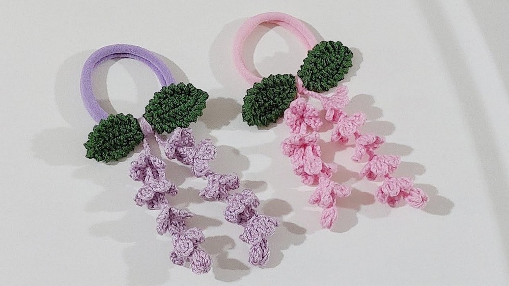 Easy Crochet Hair Clip Pattern 2