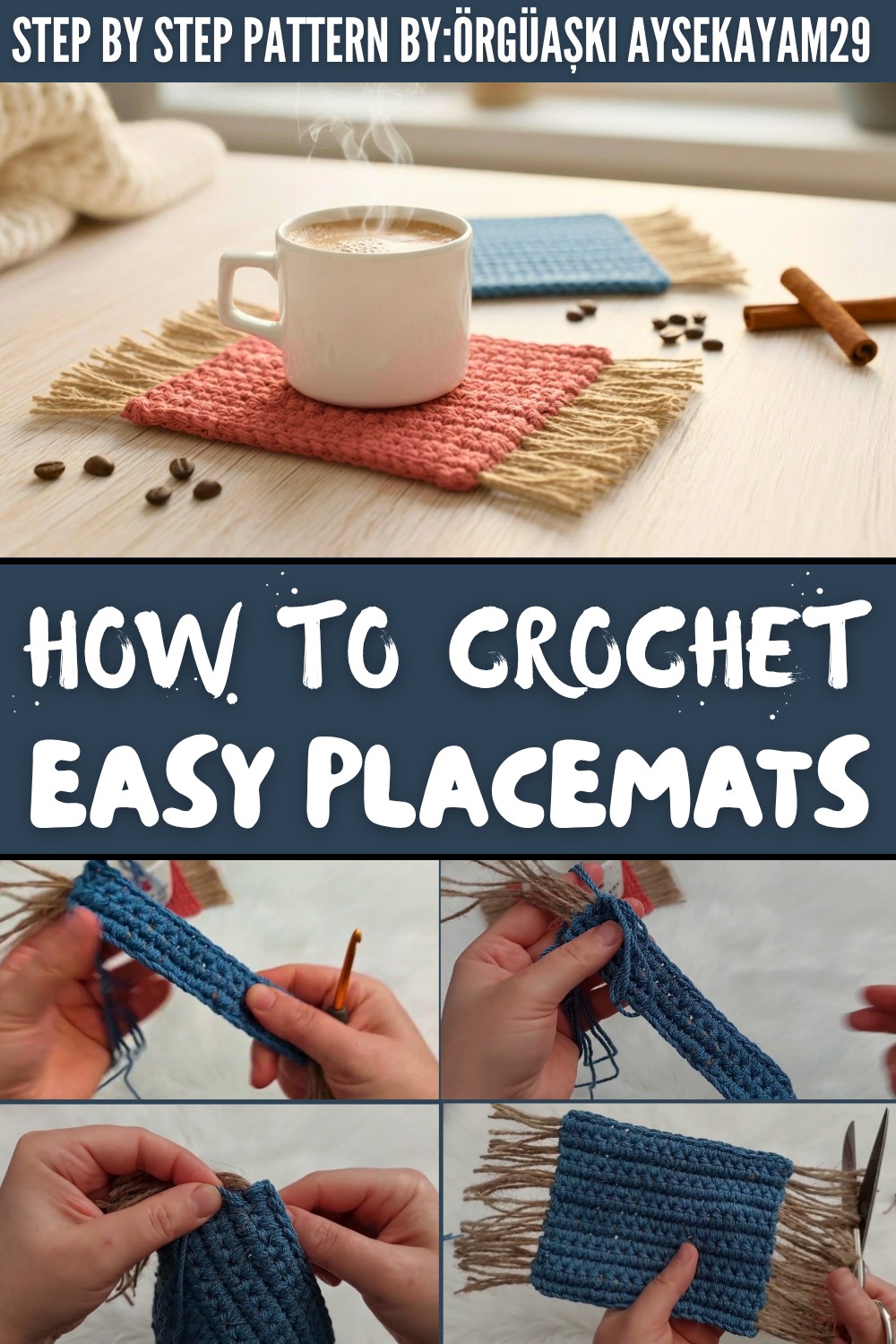 Easy Crochet Placemats Pattern