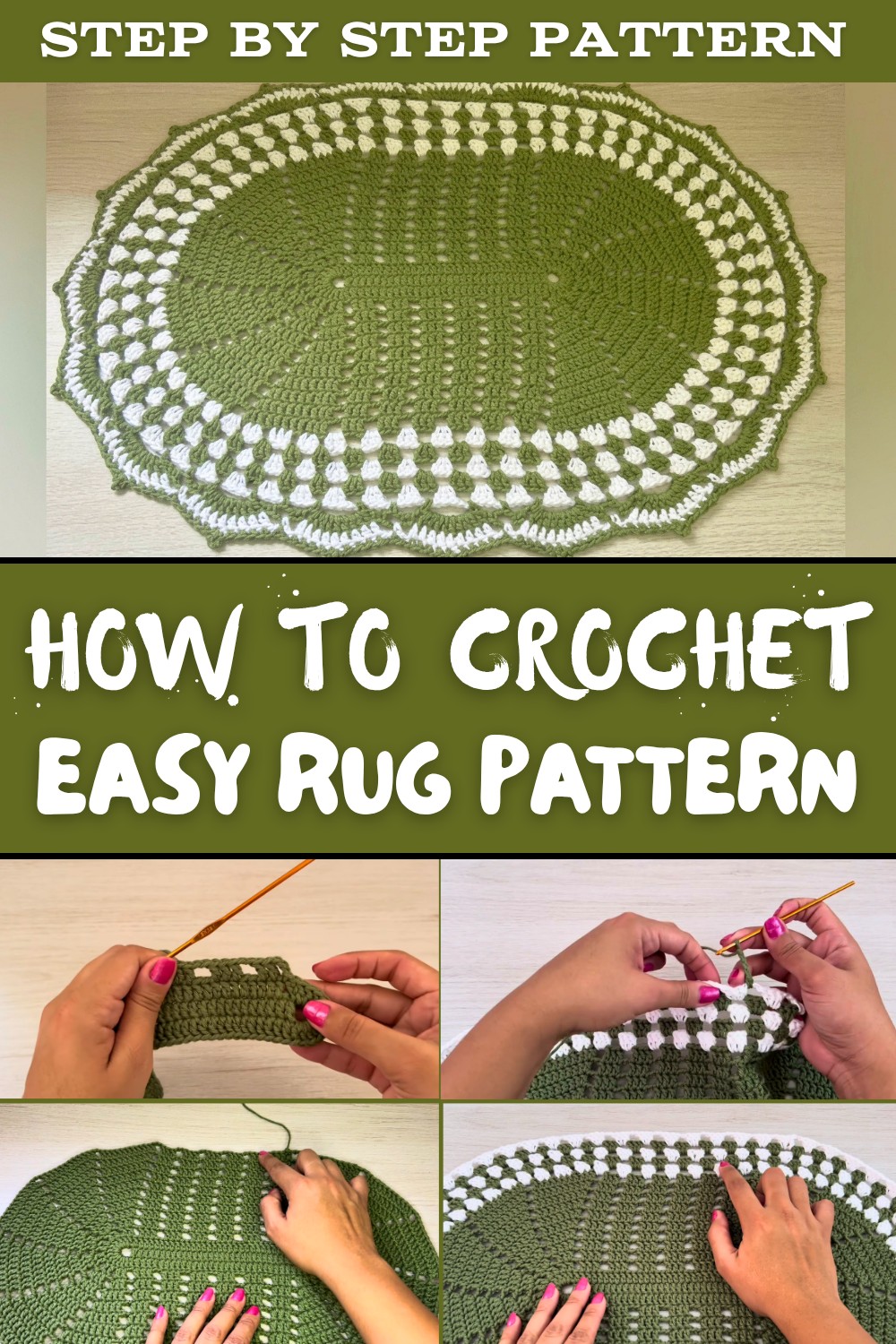 Easy Crochet Rug Pattern