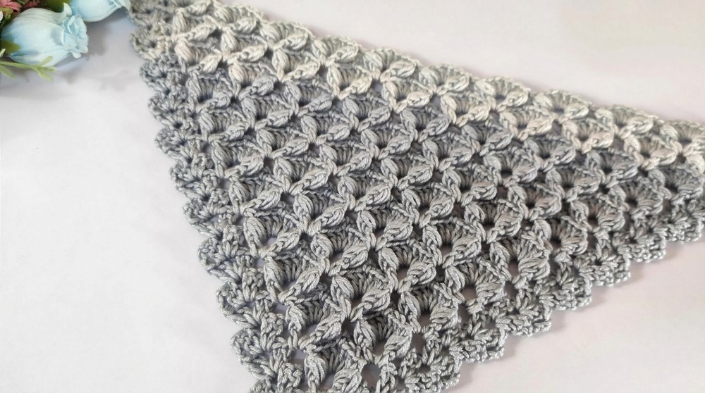 Easy Crochet Shawl Pattern 2