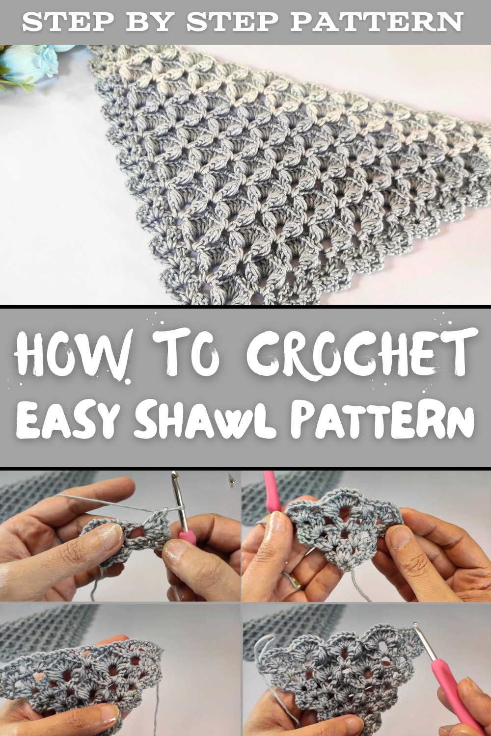 Easy Crochet Shawl Pattern