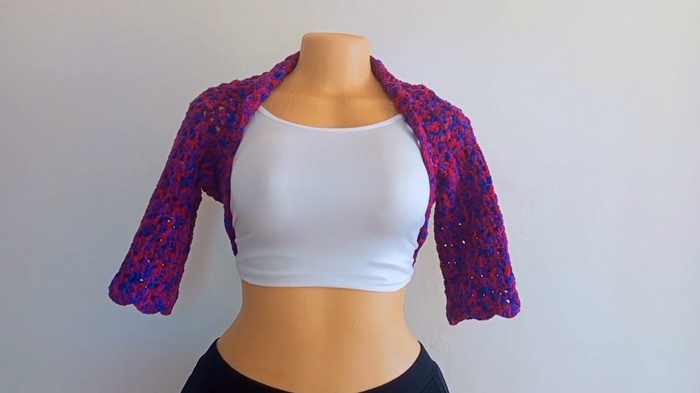 Easy Crochet ShrugBolero Tutorial 3