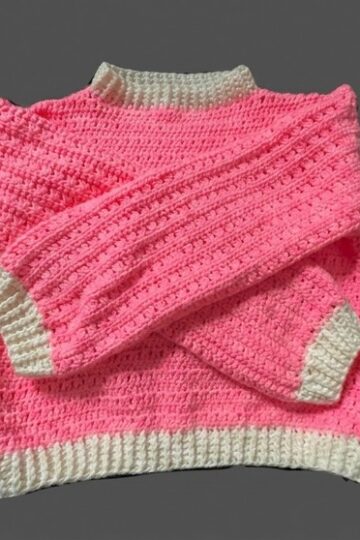 Easy Crochet Sweater Pattern 3