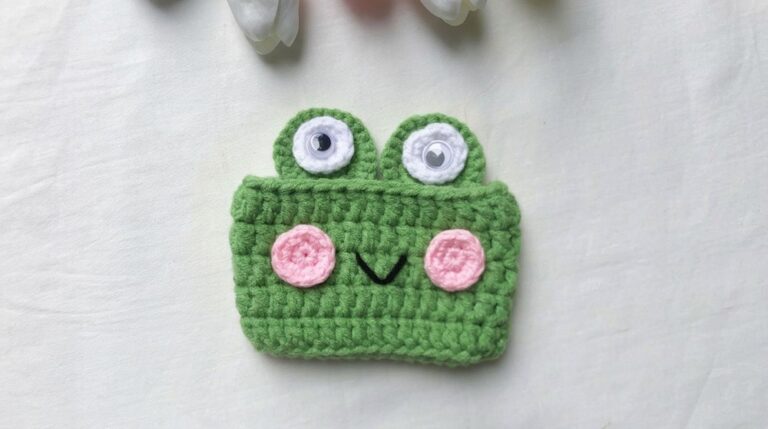 How To Crochet Frog Card Holder Pattern 2