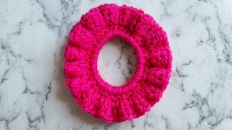 How To Crochet Hair Scrunchies 2