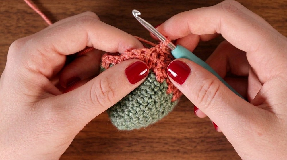 How to Crochet a Market Bag Tutorial Moss Stitch 5