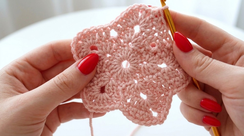 How to Crochet a Star Blanket Pattern Tutorial EASY 4