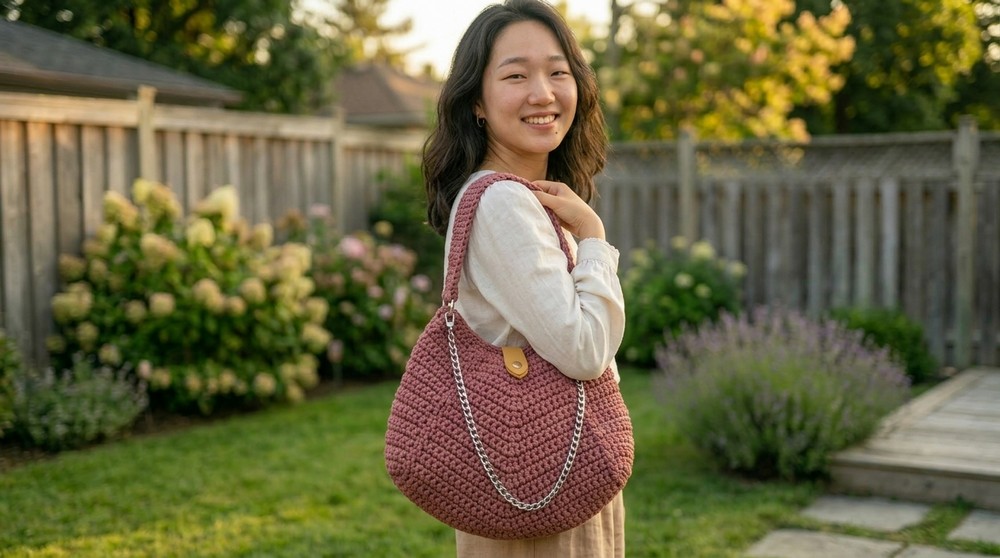 How to Crochet an Elegant Bag with a Simple design 2
