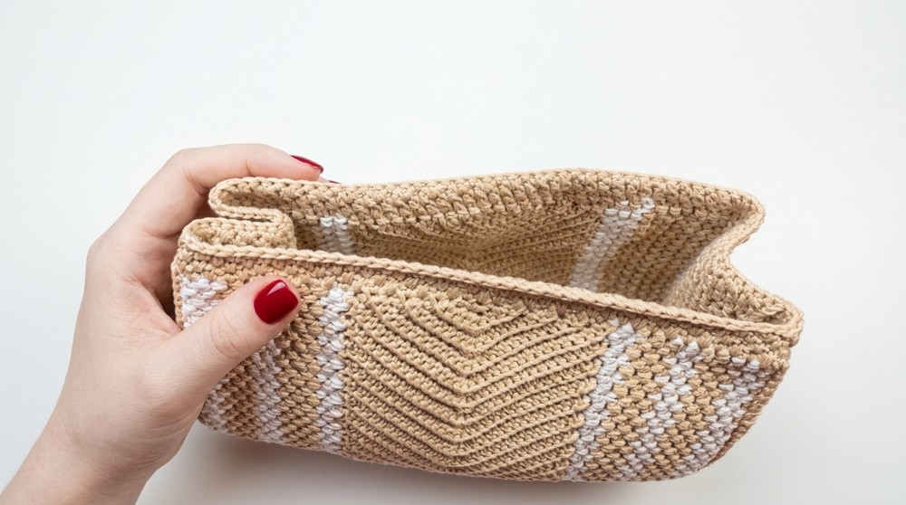 Lovely color !!! New Design Crochet Bag Friendly For Begginer Step By Step Subtitle Available 7
