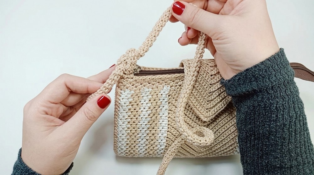 Lovely color !!! New Design Crochet Bag Friendly For Begginer Step By Step Subtitle Available 9