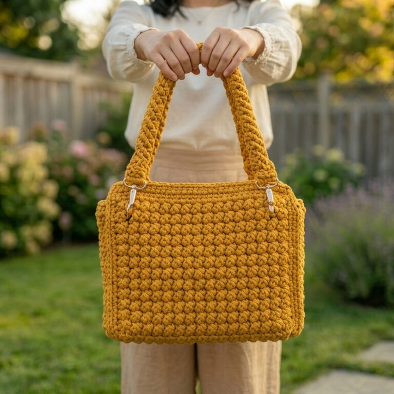 Luxury Crochet Bag Tutorial - Very Unique 10