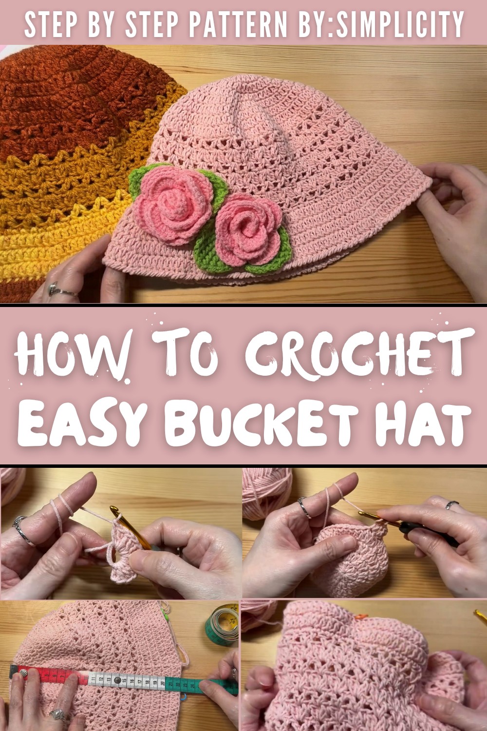 Crochet Bucket Hat Pattern